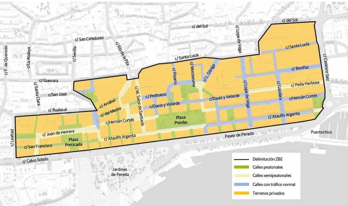 Zona de aparcamiento Telpark Santander